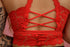 Juliette Red Lace Detail Bralette