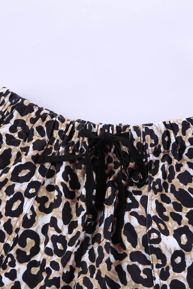 Leopard Print Women's Shorts