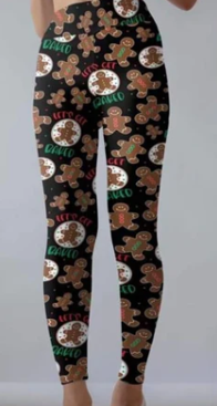 Let's Get Baked - Women's Plus Size Leggings with Pockets