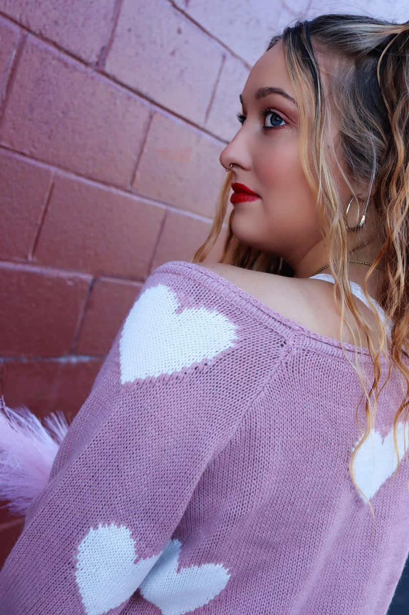 The Lovelynn - Women's Sweater in Pink