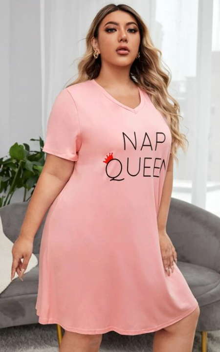 Nap Queen - Women's Plus Size Pajama