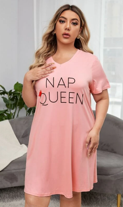 Nap Queen - Women's Plus Size Pajama