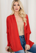 The Persephone - Women's Cardigan in Rust