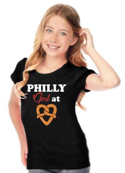Girls Philadelphia Themed Top - Apple Girl Boutique