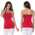 The Luna - Women's Cami in Crimson Red