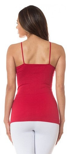 The Luna - Women's Cami in Crimson Red
