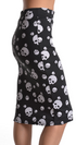 Skull Candy- Women's Pencil Skirt