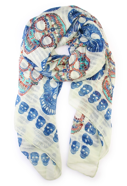 Sugar Skull Scarf