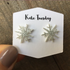 Glitter Snowflake Earrings