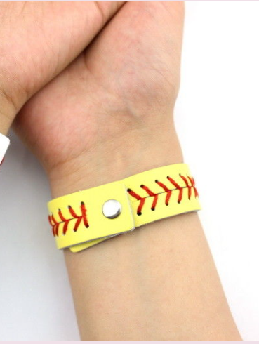 Softball Cuff Bracelet