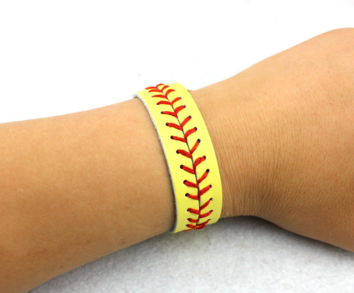 Softball Cuff Bracelet