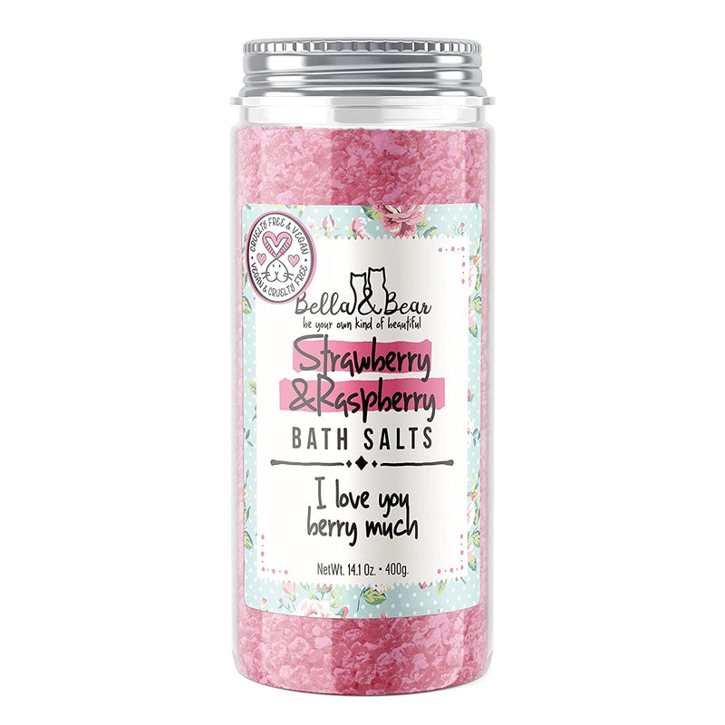 Strawberry & Raspberry Bath Salt - Bella & Bear