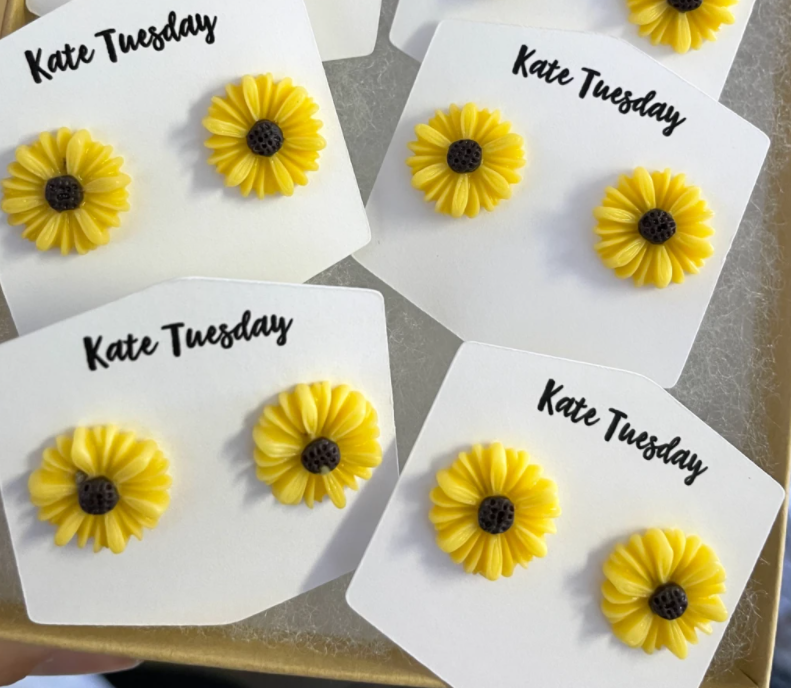 Little Sunflower Stud Earrings