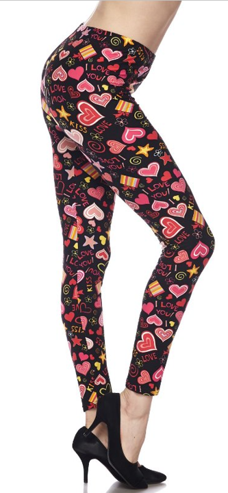 Sweet Sentiments - Women's One Size Leggings