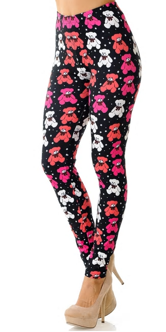 Bear Hugs - Women's Plus Size Leggings